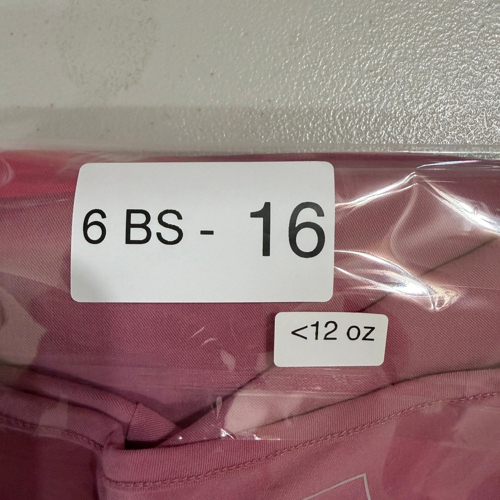 FIGS Casma Scrub Top Womens Large Pink V-Neck Short Sleeve FW1100 - Picture 9 of 9